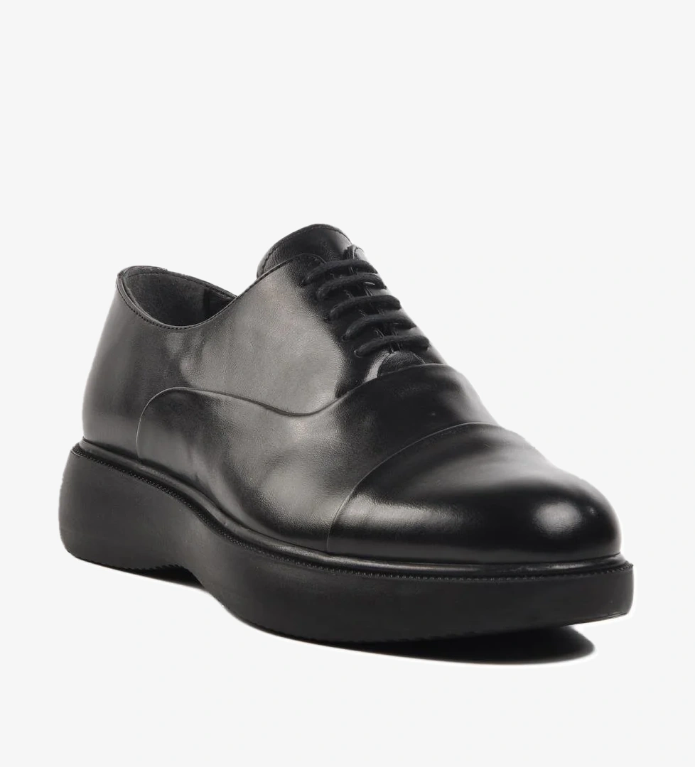 P720 M Siyah-Siyah Erkek Günlük Ayakkabı