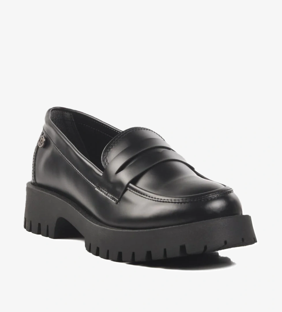 Pierre Cardin PC-54320 Z Siyah Suni Deri Kadın Günlük Ayakkabı model görseli