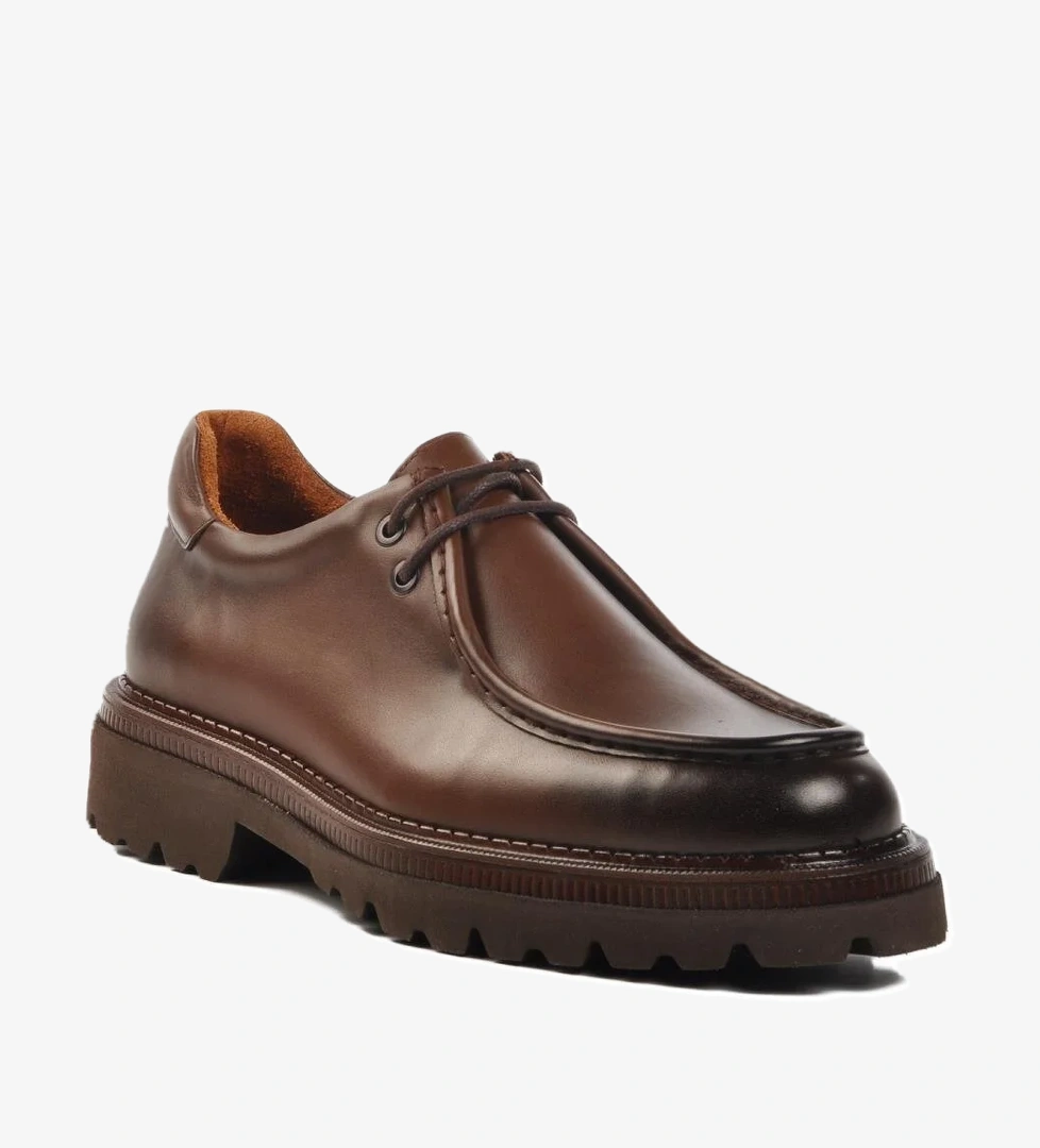 Premium 170 M Kahve Hakiki Deri Erkek Günlük Ayakkabı - Görsel 1