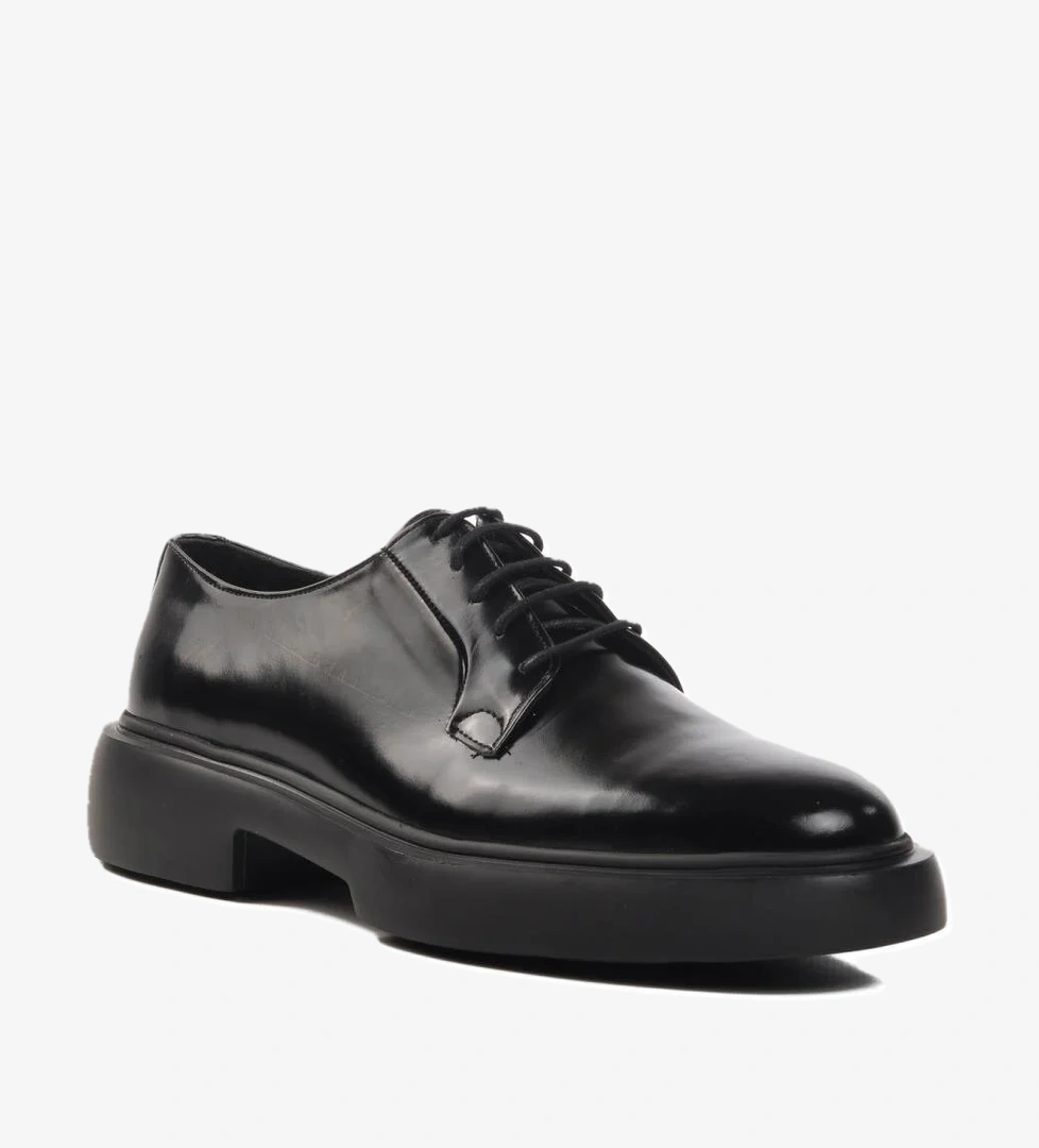 Premium 160 M Siyah Açma Hakiki Deri Erkek Günlük Ayakkabı