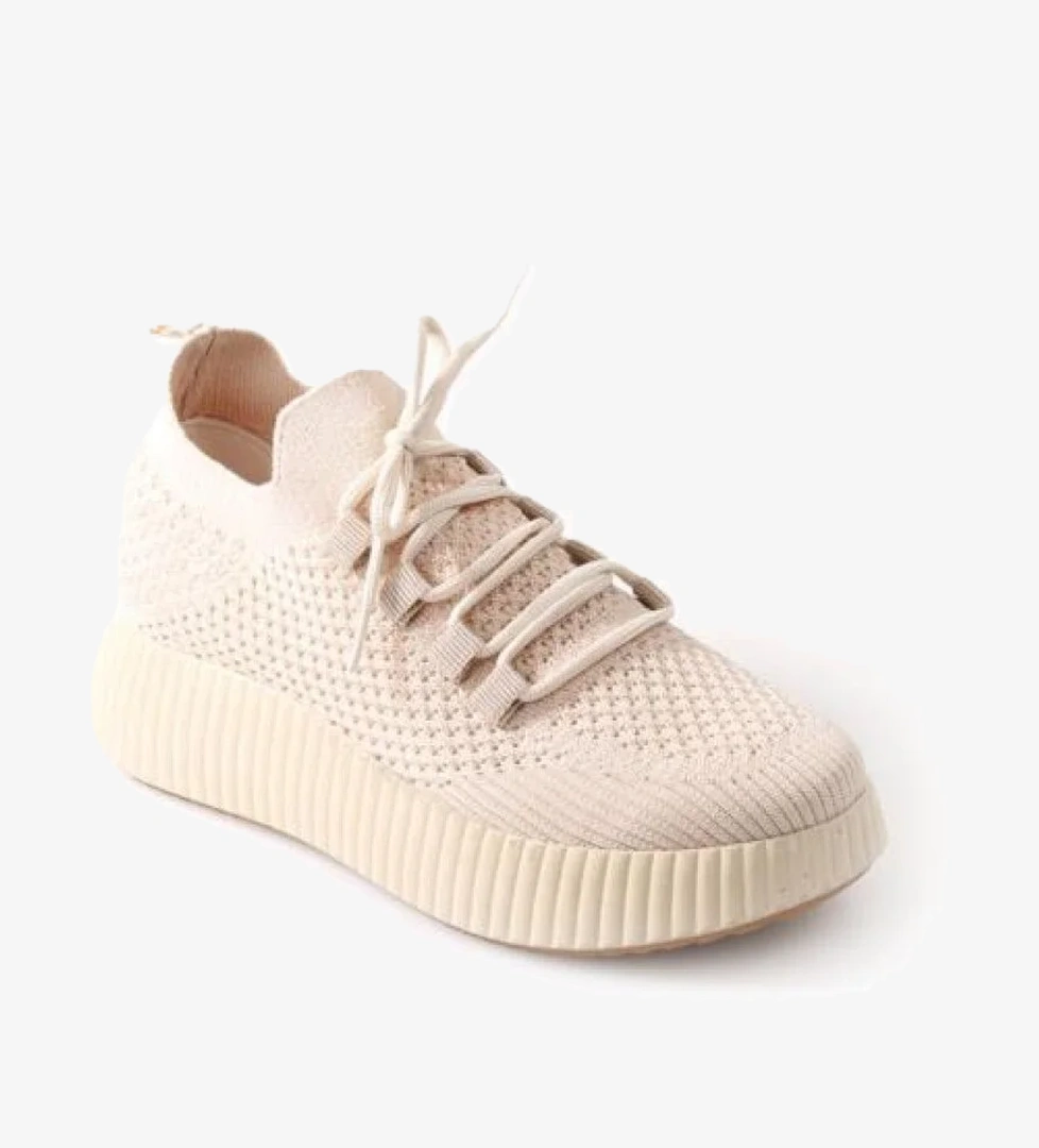 Papuçcity Fendii 02845 Kadın Yüksek Taban Günlük Spor Ayakkabı model görseli