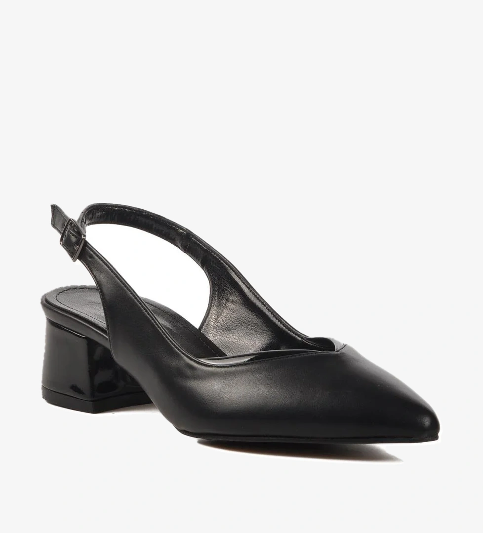 357115 Z Siyah Kadın Topuklu Ayakkabı Stiletto