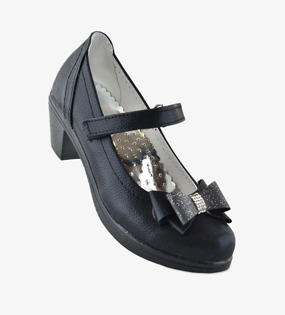 Ayakkabı Burada 460 Abiye Kız Çocuk Topuklu Ayakkabı Düğünlük Nişan Abiye Elbise Ayakkabısı model görseli