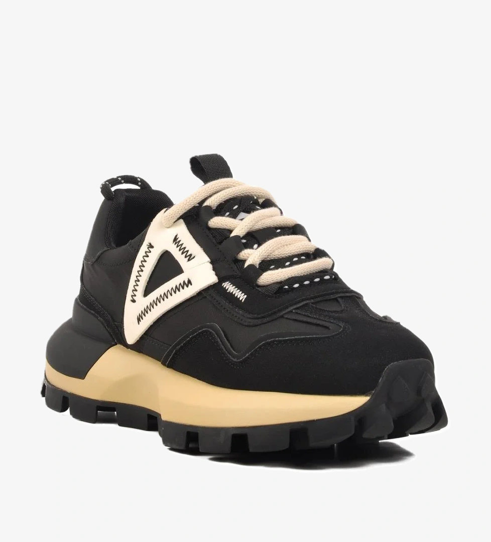 PCI-11004 G Siyah Kadın Sneaker