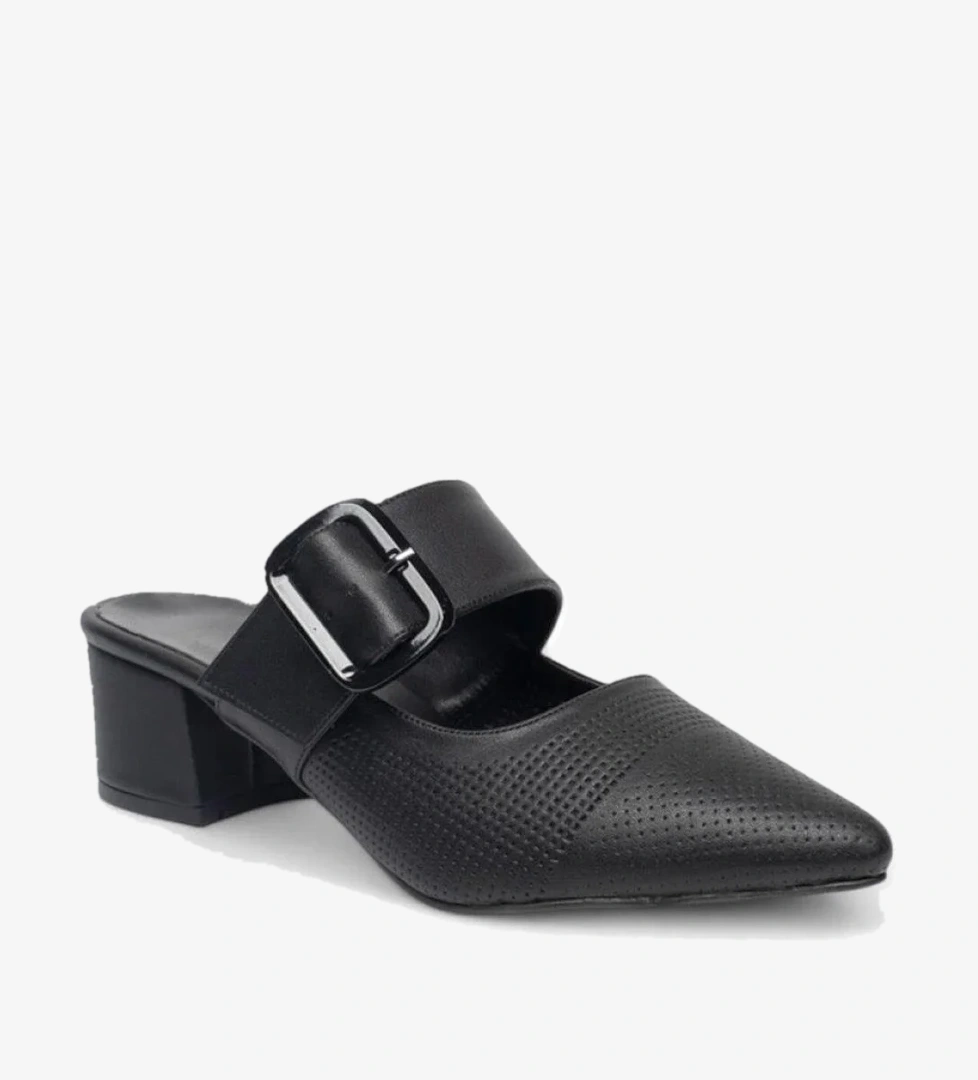 Pisagor Ps-32660 4 Cm Topuklu Kadın Terlik