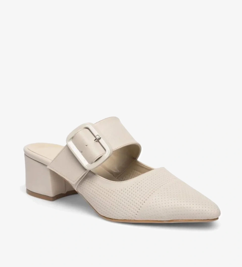 Pisagor Ps-32660 4 Cm Topuklu Kadın Terlik