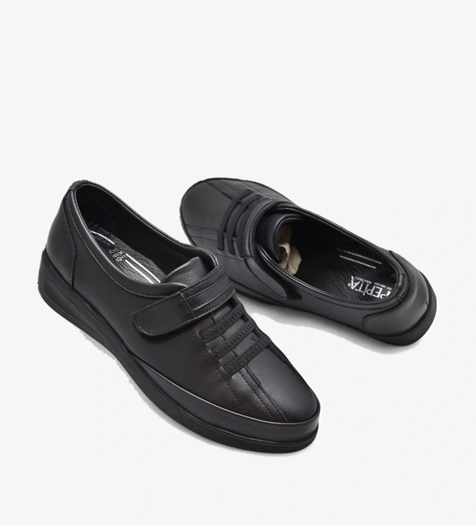 Ispartalılar 7679 Hafif Dolgu Tam Ortopedik Taban Hakiki Deri Kadın Ayakkabı Anne Ayakkabısı model görseli