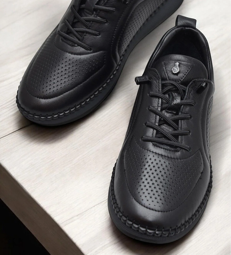 Z094 Tam Ortopedik Taban Günlük Hakiki Deri Kadın Ayakkabı Kadın Casual Ayakkabı - Görsel 1