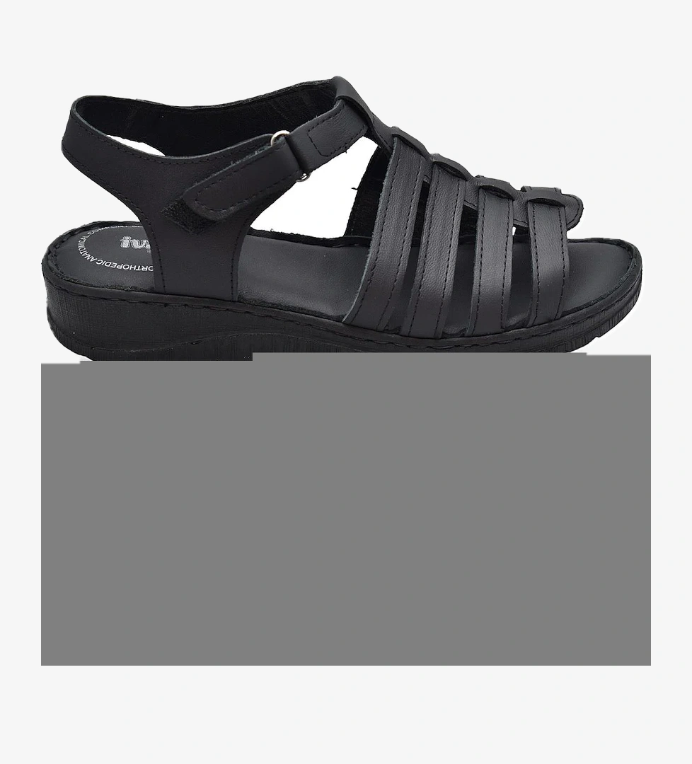 Ispartalılar 8148 TAM ORTOPEDİK Hakiki Deri Kadın Sandalet Deri Sandalet İvazn model görseli