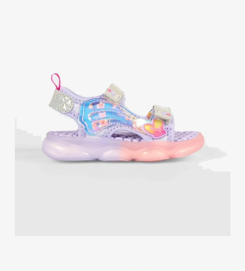 Vicco Can Işıklı Kız Çocuk Sandalet Fuşya model görseli