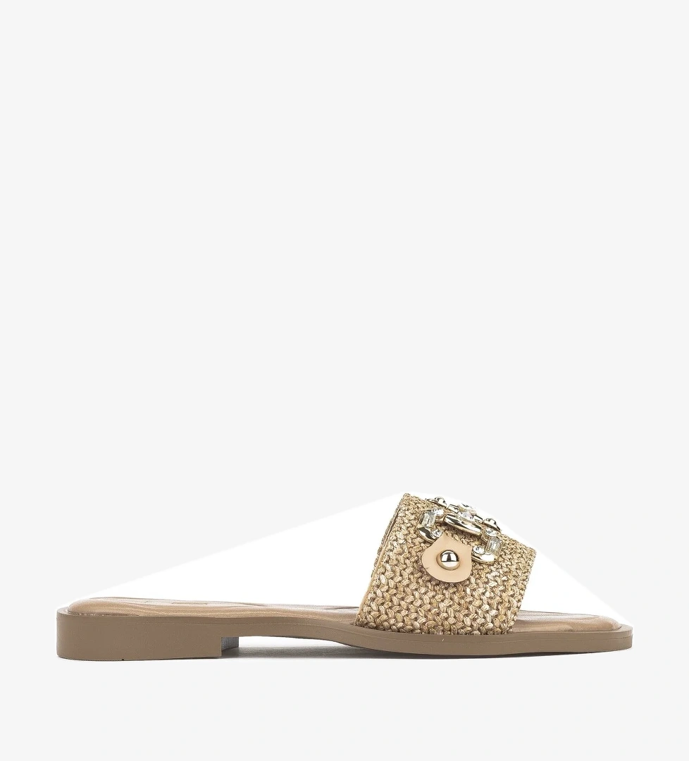 Hasır Kadın Terlik 1511044Z5001 Vizon