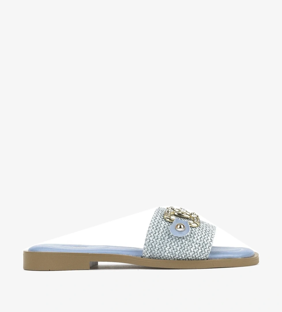 Hasır Kadın Terlik 1511044Z5001 Mavi