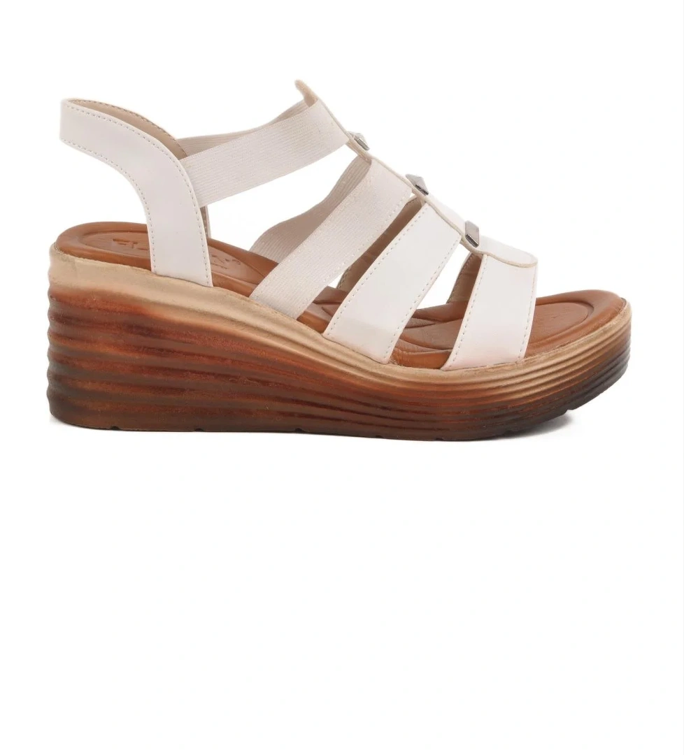Walkway Beyaz Kadın Topuklu Sandalet T-001 Z model görseli
