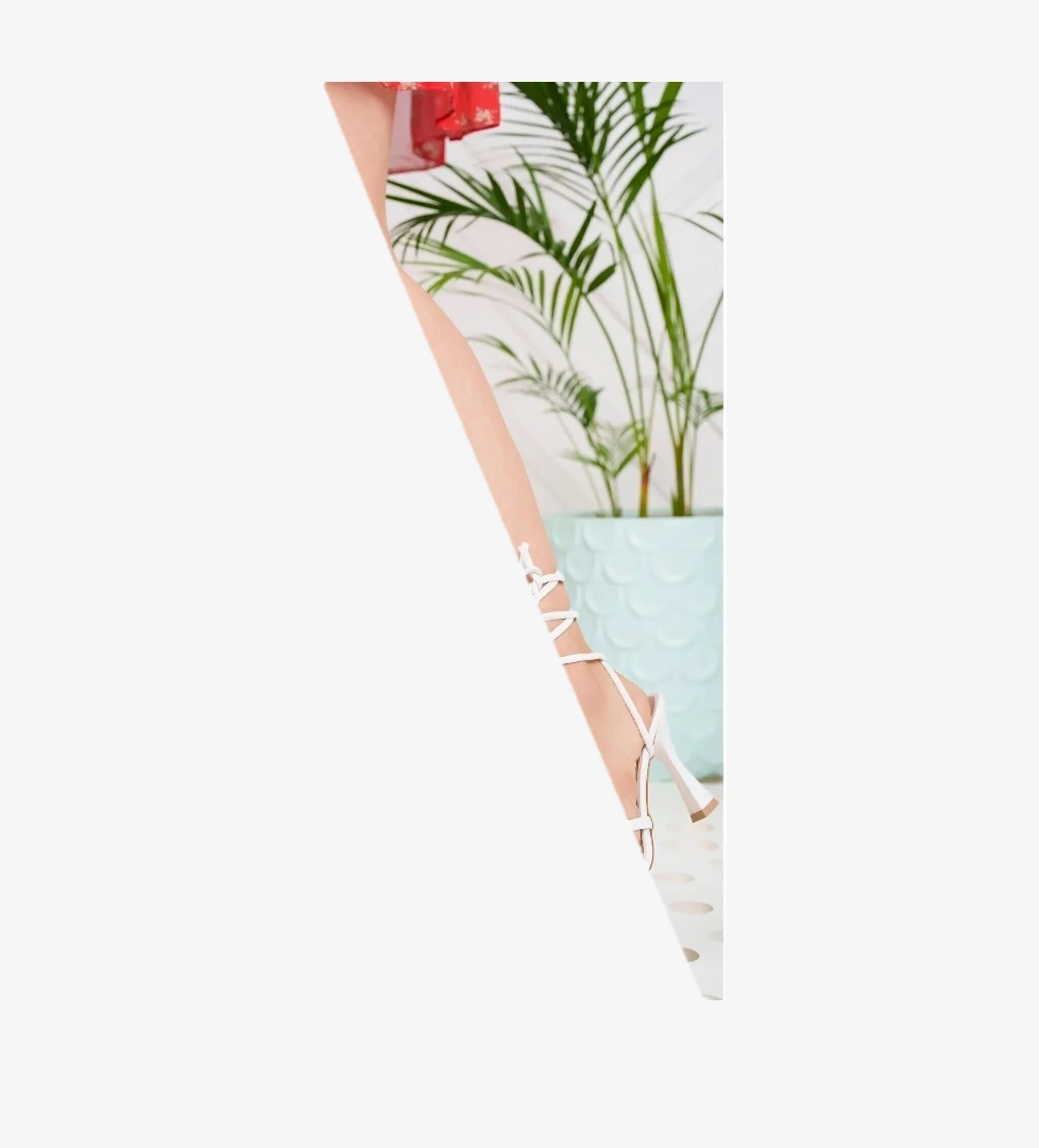 Cruella Garantili Günlük Kadın Ortopedik Tarz ve Şık Bağlamalı İpli Topuklu Sandalet CRUELLA-4136 - Görsel 1