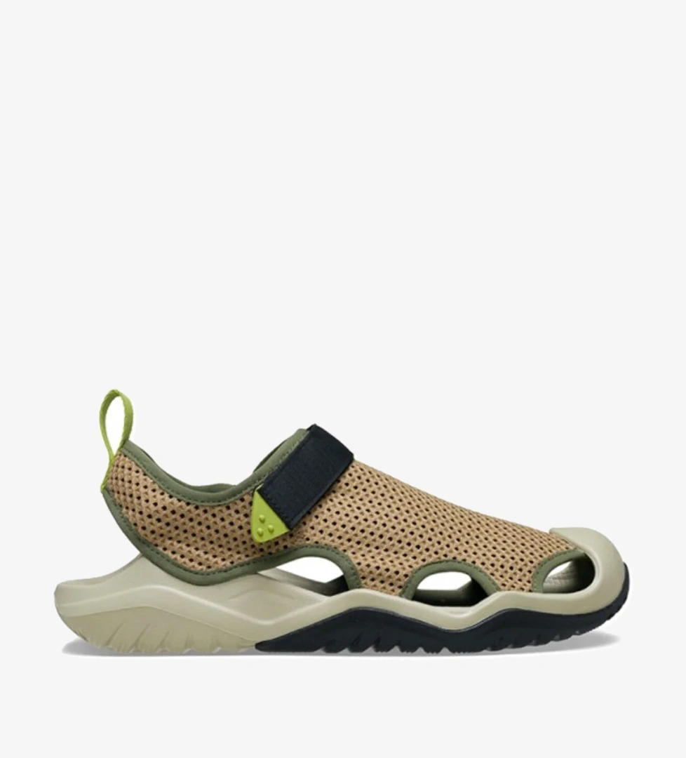 Crocs Swiftwaterprm1meshdecksandalm Gri Bej model görseli