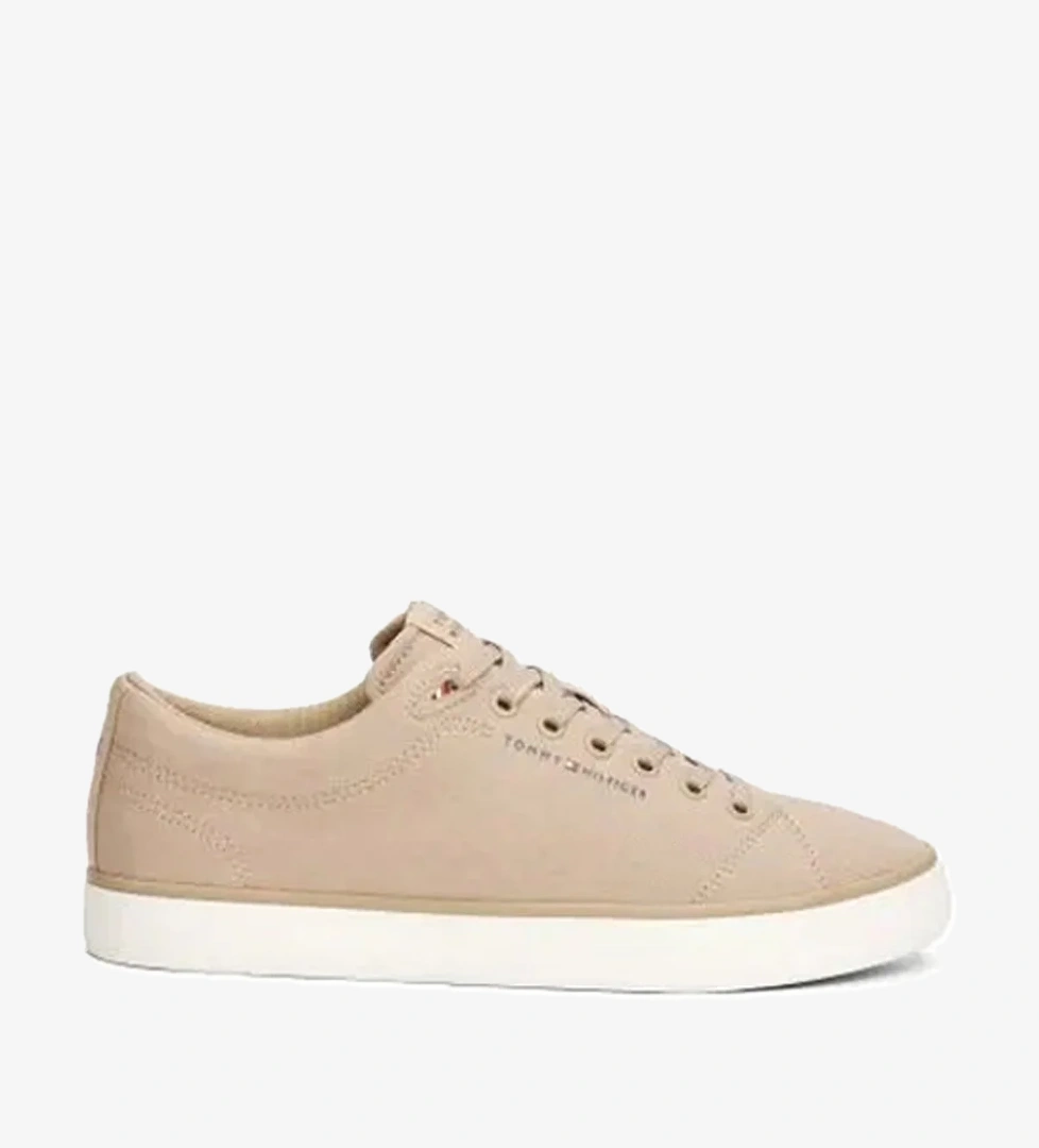 Tommy Hilfiger Tommy Hilfiger Th Hi Vulc Low Core Canva Krem Erkek Sneaker model görseli