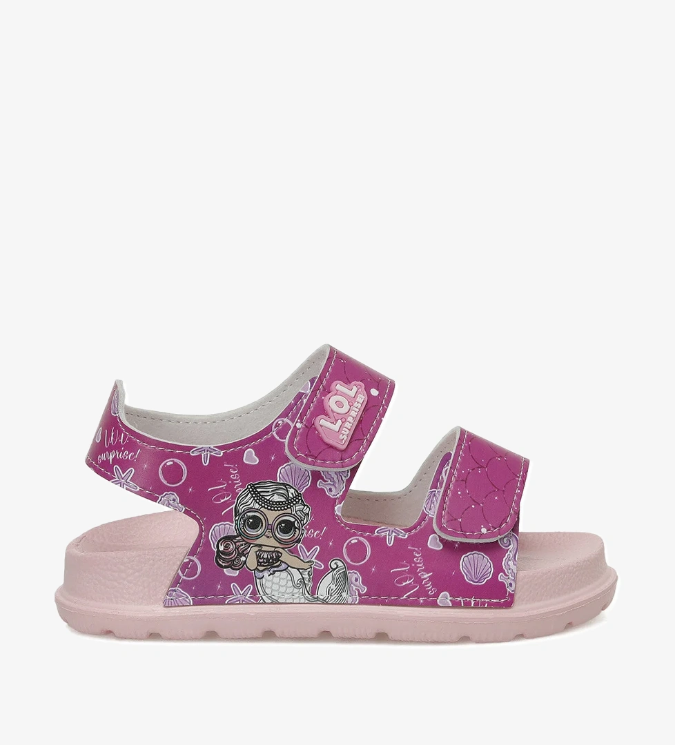 Lol Lol Pembe NEVA.P5FX Fuşya Kız Çocuk Sandalet Sandalet & Terlik | Flo Pembe - 1. görsel