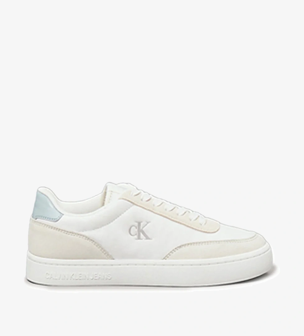 Calvin Klein Classic Cupsole Mix In Krem Kadın Sneaker model görseli