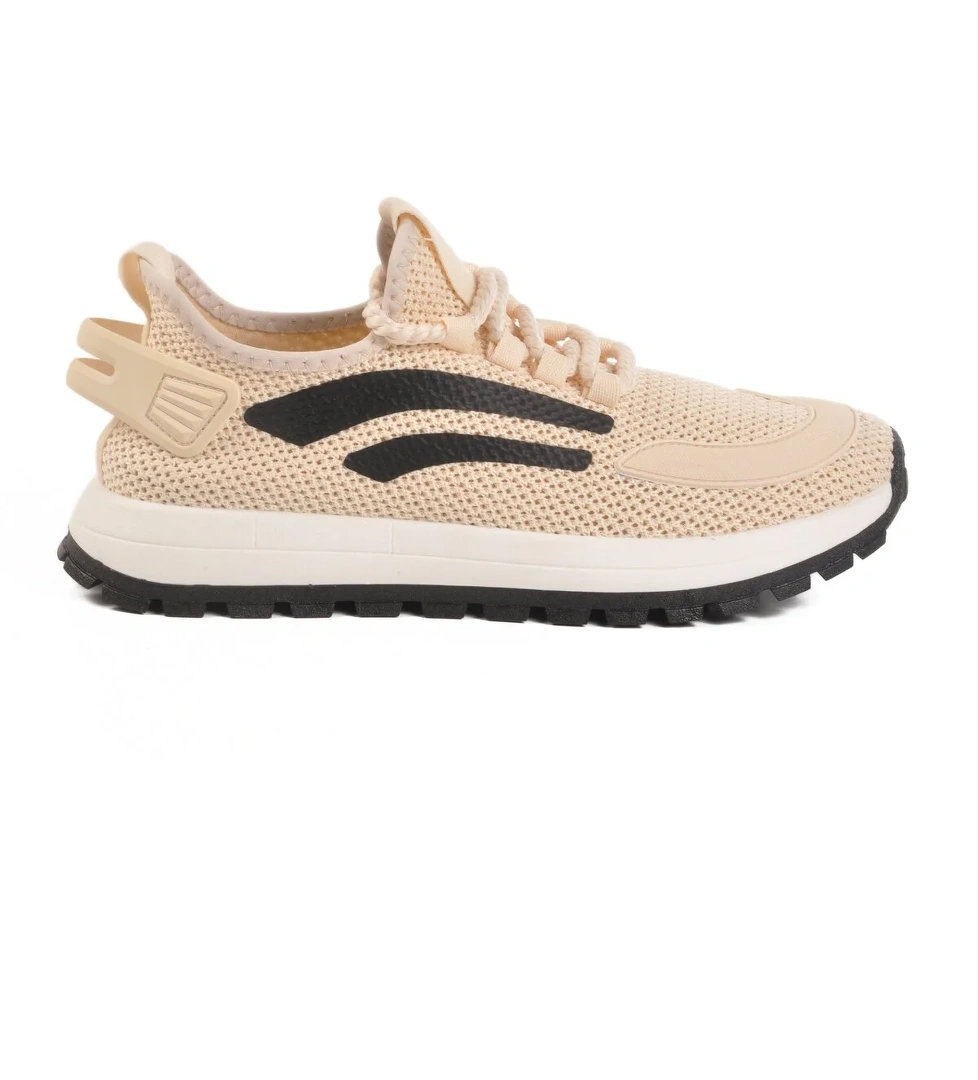 Bej Memory Foam Erkek Spor Ayakkabı