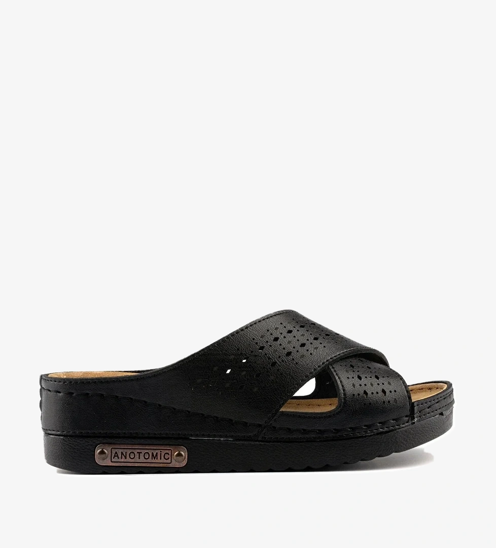 3025 Ortopedik Yumuşak Tabanlı Kadın Terlik - Görsel 1