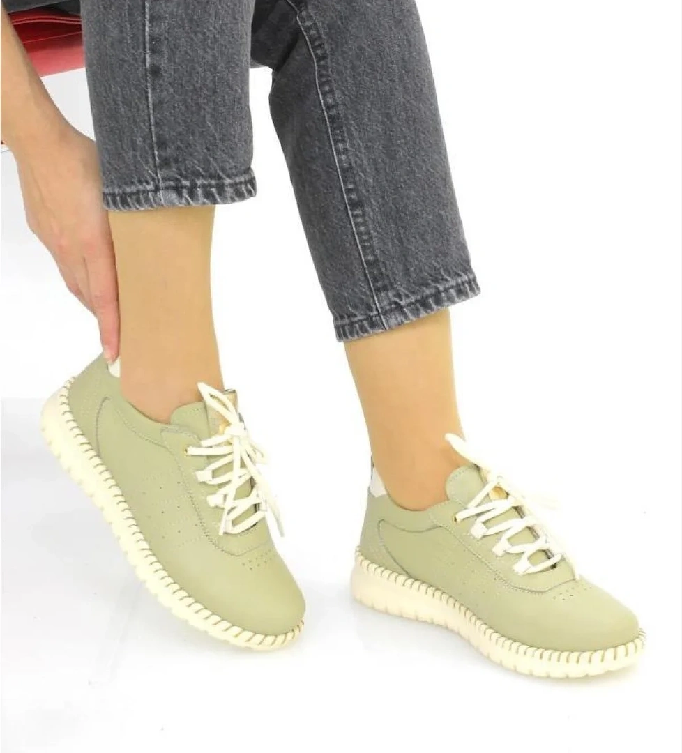 Mammamia D25ya 3275 Hakiki Deri Bağcıklı Kadın Ayakkabı model görseli