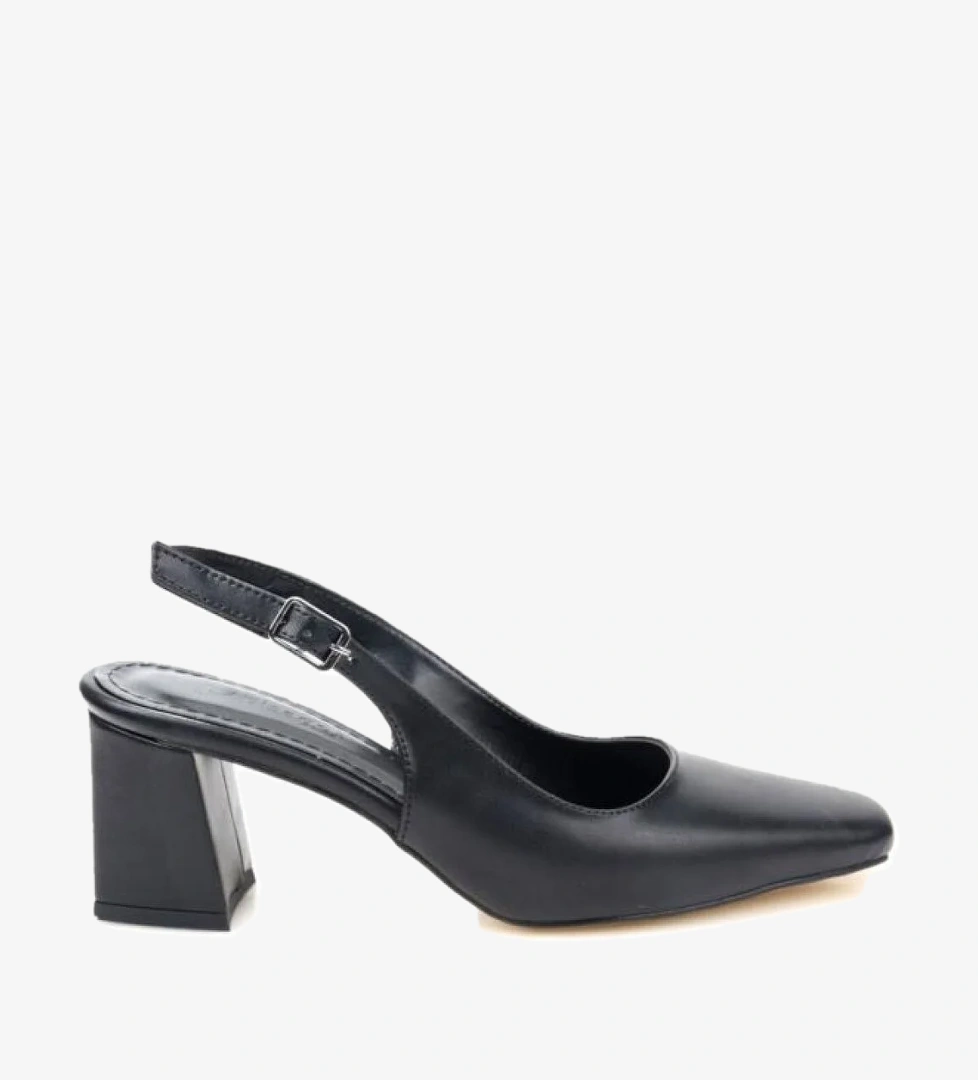 Pisagor Ps-32590 Kadın Arkası Açık Topuklu Ayakkabı