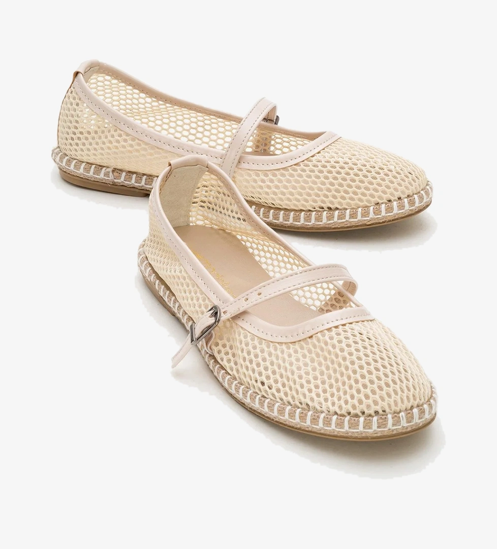 Fileli Kutlu Tek Biyeli Kadın Babet BEJ