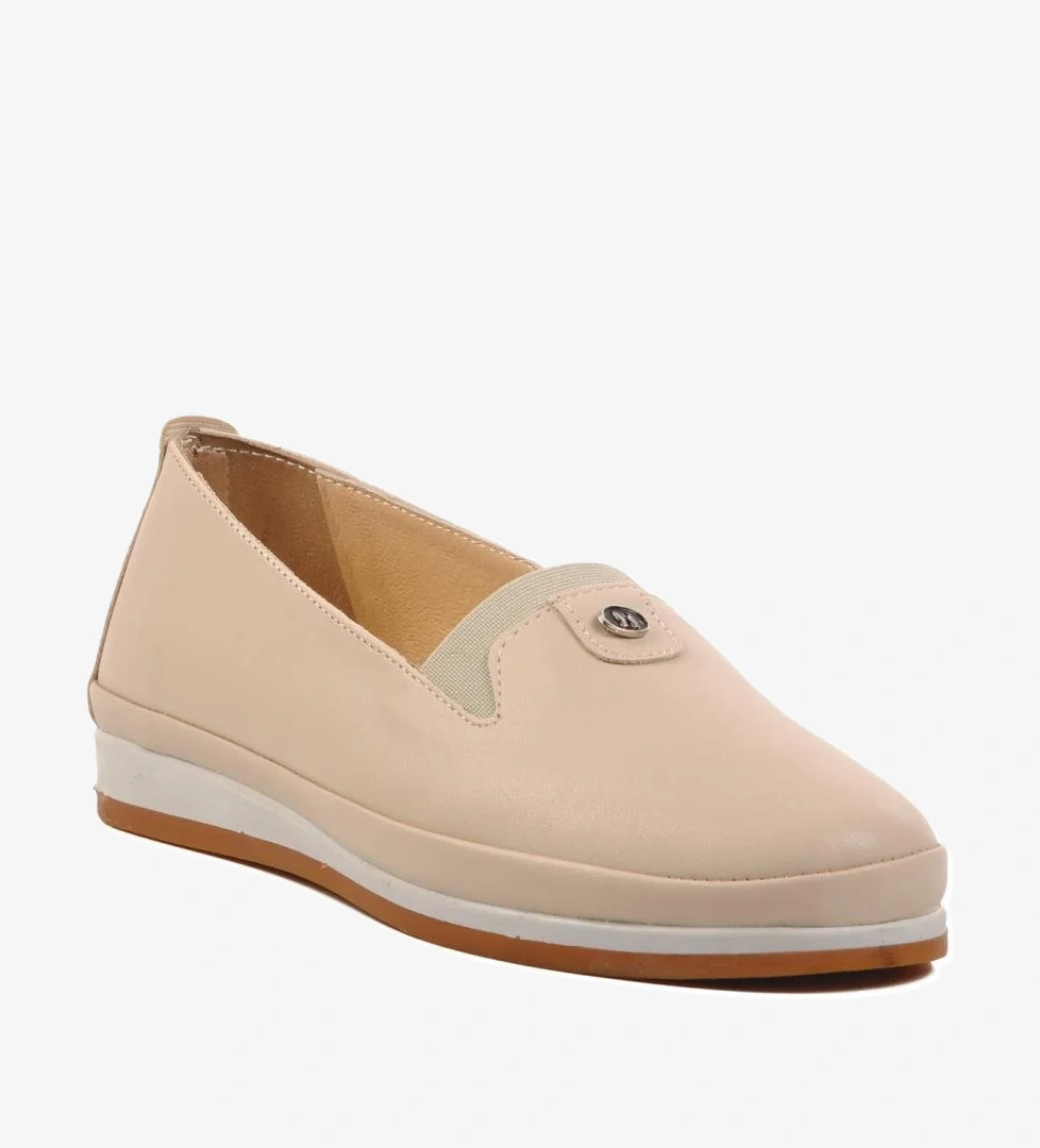 673553 Z Bej Kadın Günlük Ayakkabı - Görsel 1