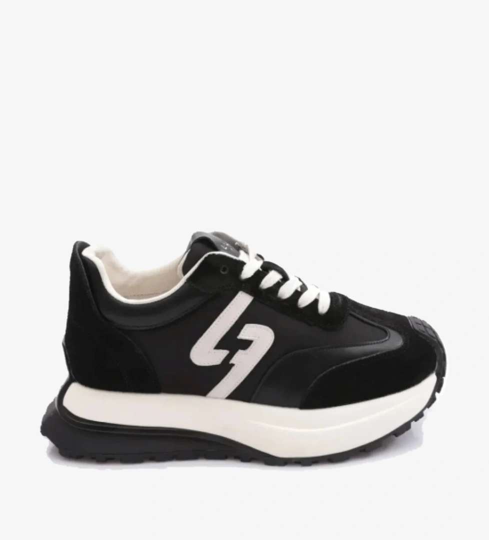 Lufian Marta Kadın Sneaker Günlük Ayakkabı 121230032 Siyah model görseli