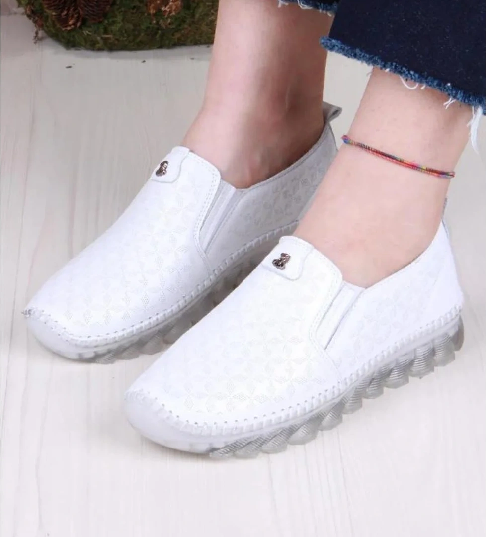 Pisagor Ps-33010 Ortopedik Kadın Günlük Hakiki Deri Ayakkabı