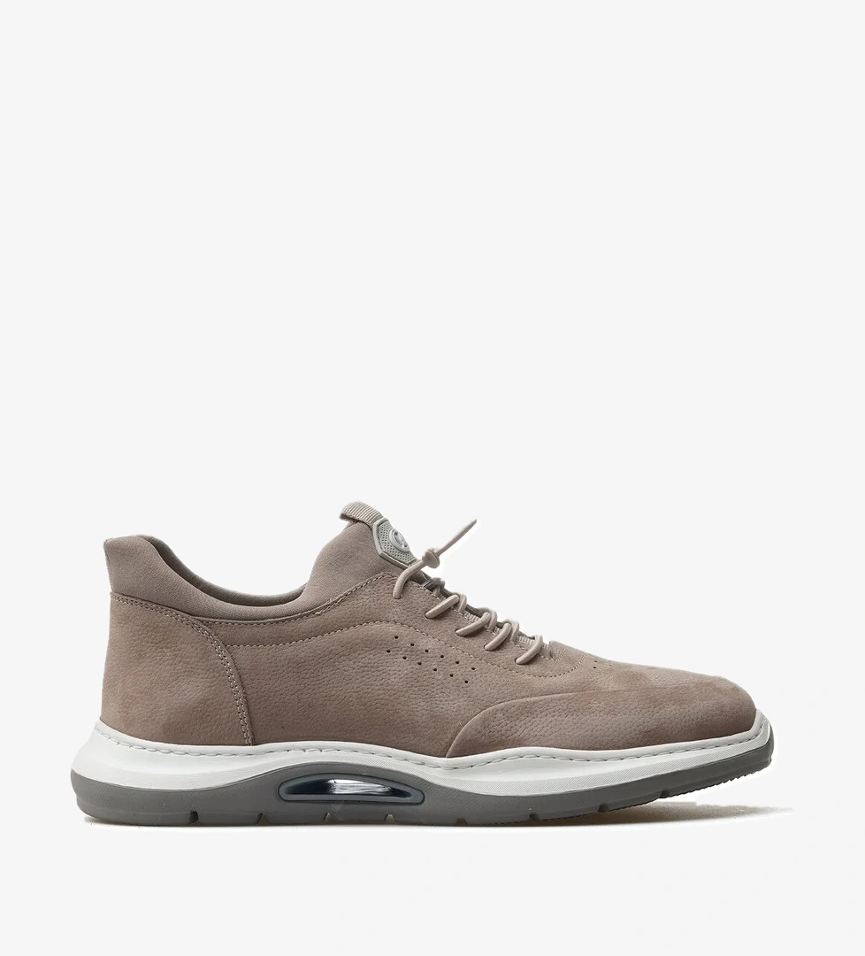 Yaşar Kaşlı Erkek Hakiki Deri Casual Günlük Ayakkabı 25y Ykş-2844-8225 M Gri Siyah model görseli