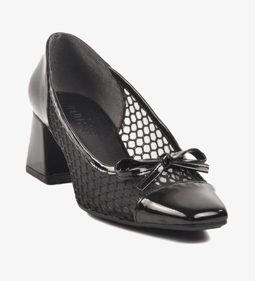 Ayakmod Siyah Ten Rugan Tekstil Kadın Abiye Ayakkabı 250230 Z model görseli