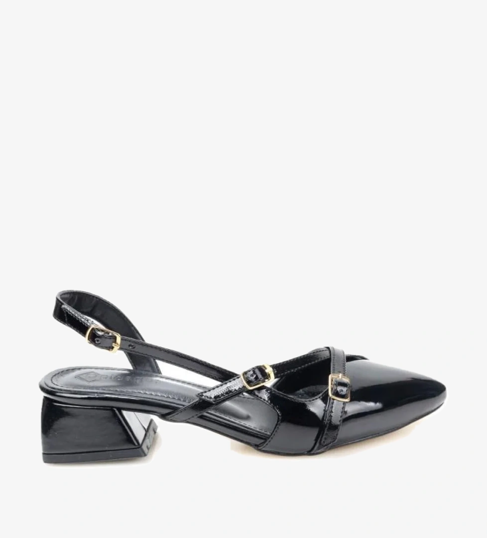 Pisagor Ps-33310 Kadın Klasik 3 Cm Topuklu Ayakkabı