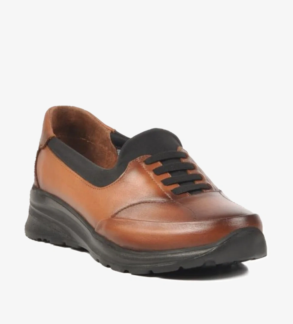 Pisagor Ps-32990 Ortopedik Kadın Günlük Hakiki Deri Ayakkabı