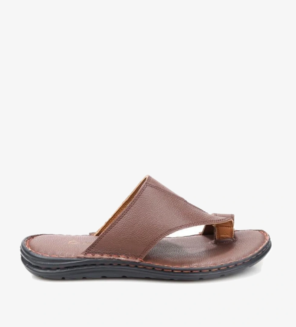 Pisagor PS-33510 Ortopedik Erkek Deri Parmak Arası Terlik