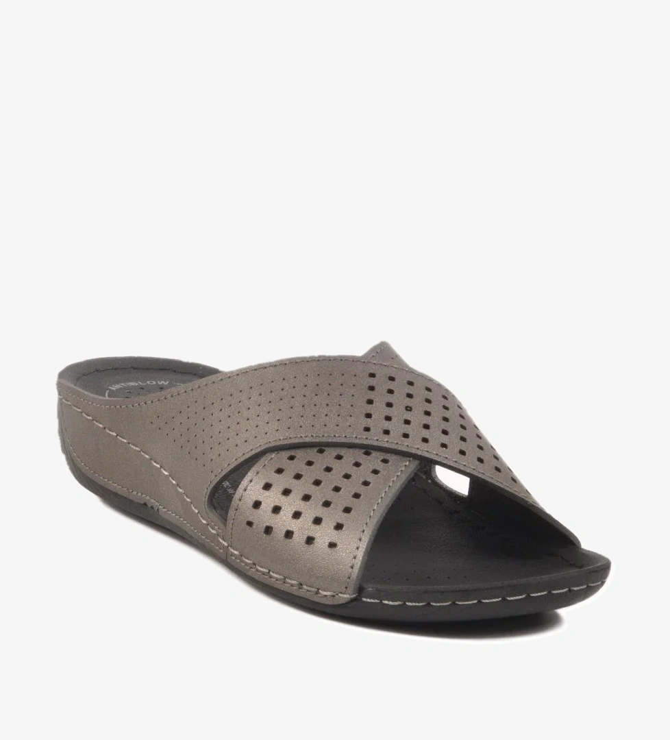 Bento 16.004 Z Platin Kadın Anatomik Terlik