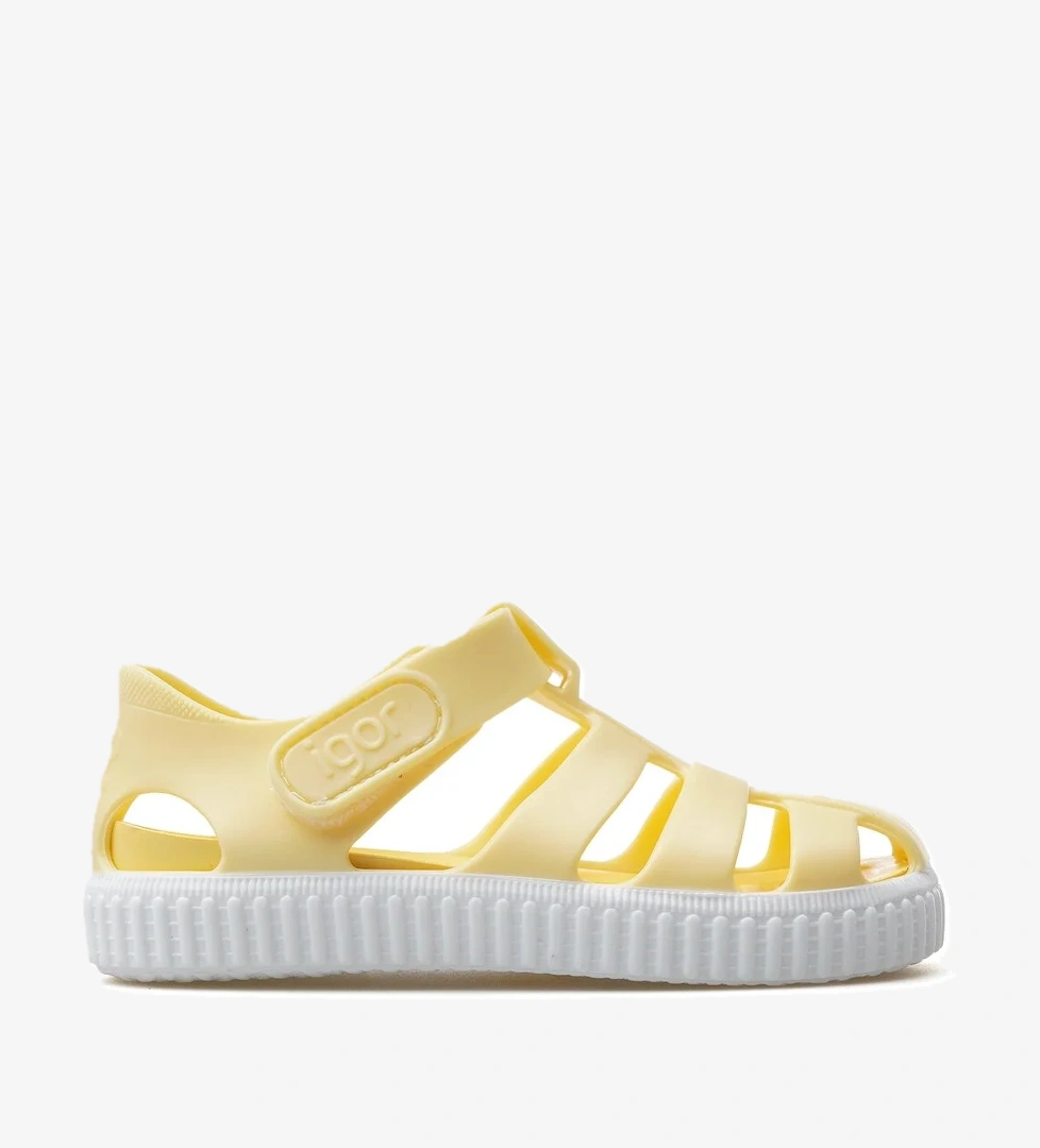 Nıco Kaydırmaz Taban Çocuk Sandalet 25y S10289 Sarı