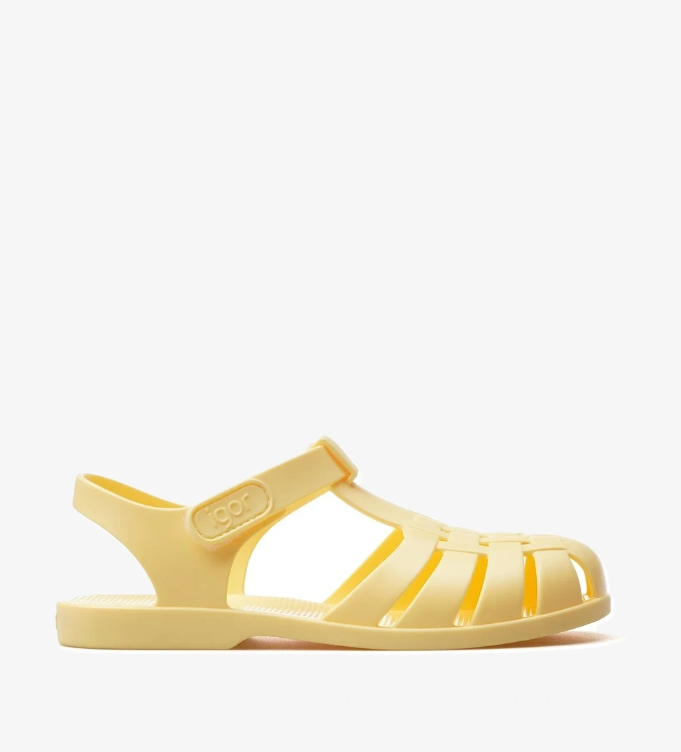 İgor Clasıca Velcro Kaydırmaz Taban Çocuk Sandalet (26-34) 23y Ks10288 Clasıca V. Vanilya - Görsel 1