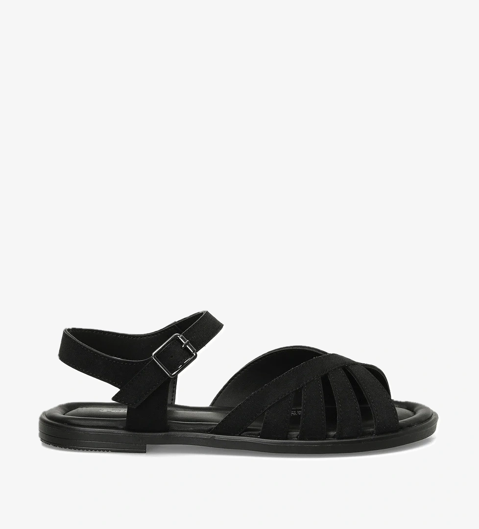 325052.Z 5FX Siyah Kadın Düz Sandalet - Görsel 1