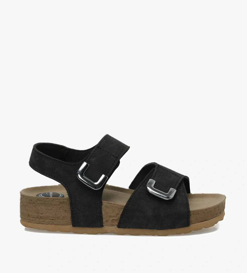 166934.Z5FX Siyah Kadın Düz Sandalet - Görsel 1