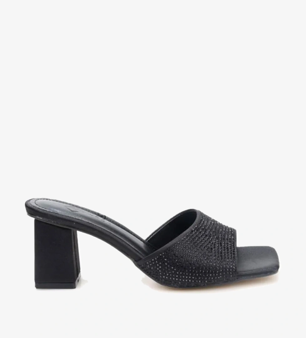 Pisagor PS-33580 Kadın Topuklu Taşlı Terlik