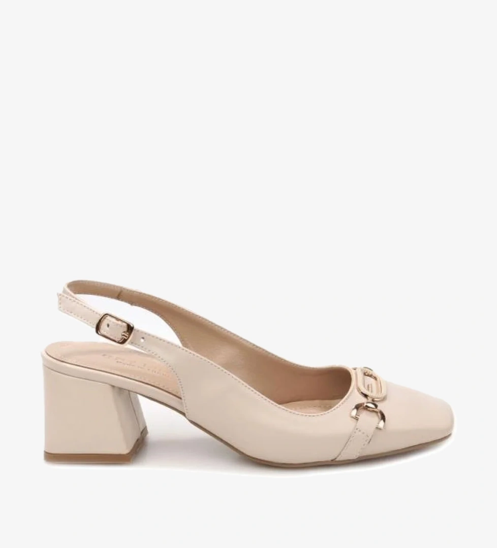 Ony 03291 Kadın Arkası Açık Topuklu Ayakkabı