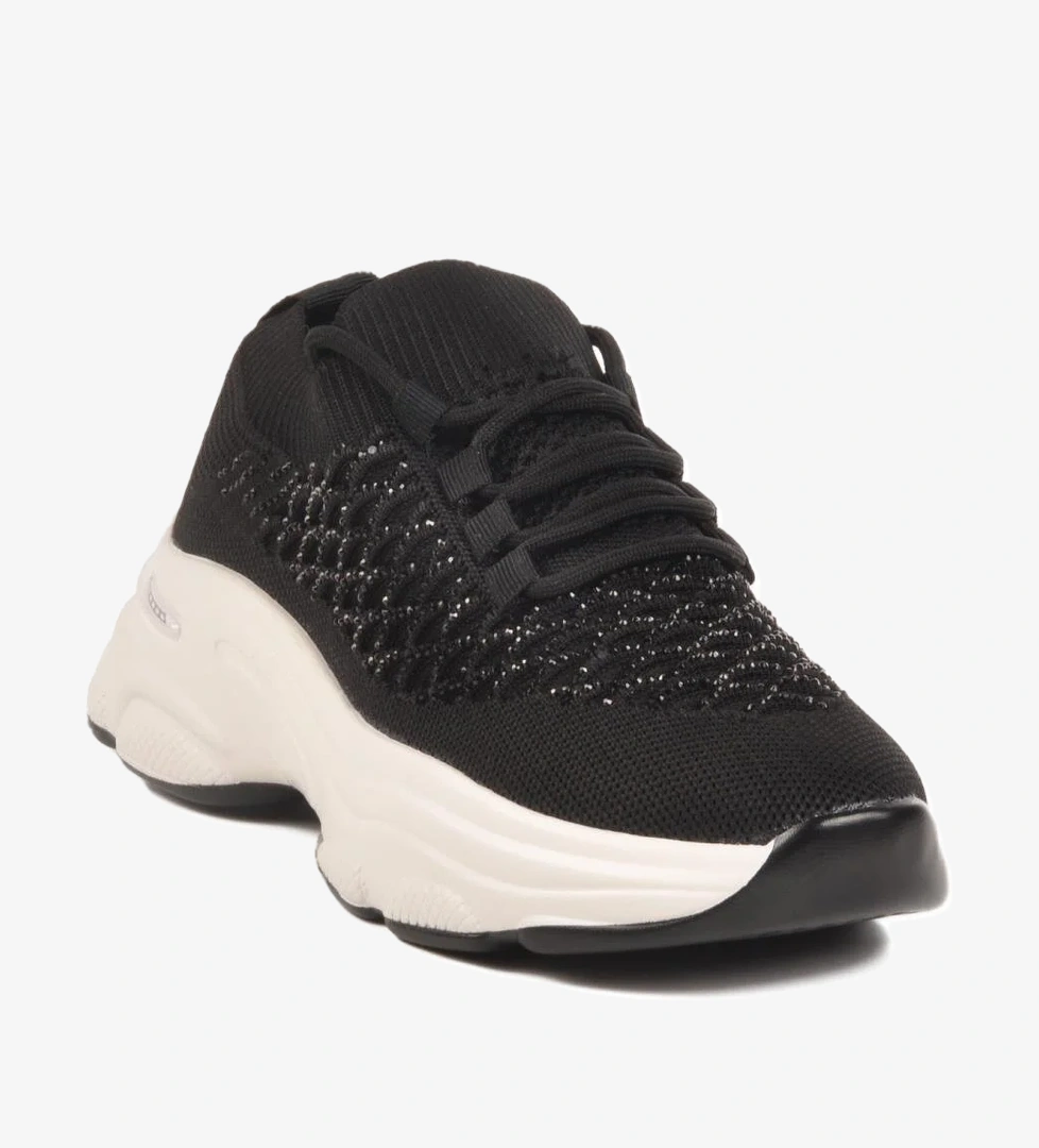 Siyah Triko Kadın Günlük Ayakkabı Voyager B064 Z