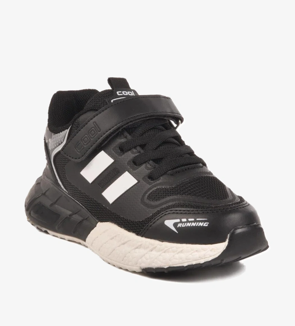 Siyah Tekstil Çocuk Günlük Ayakkabı Cool Ukon F