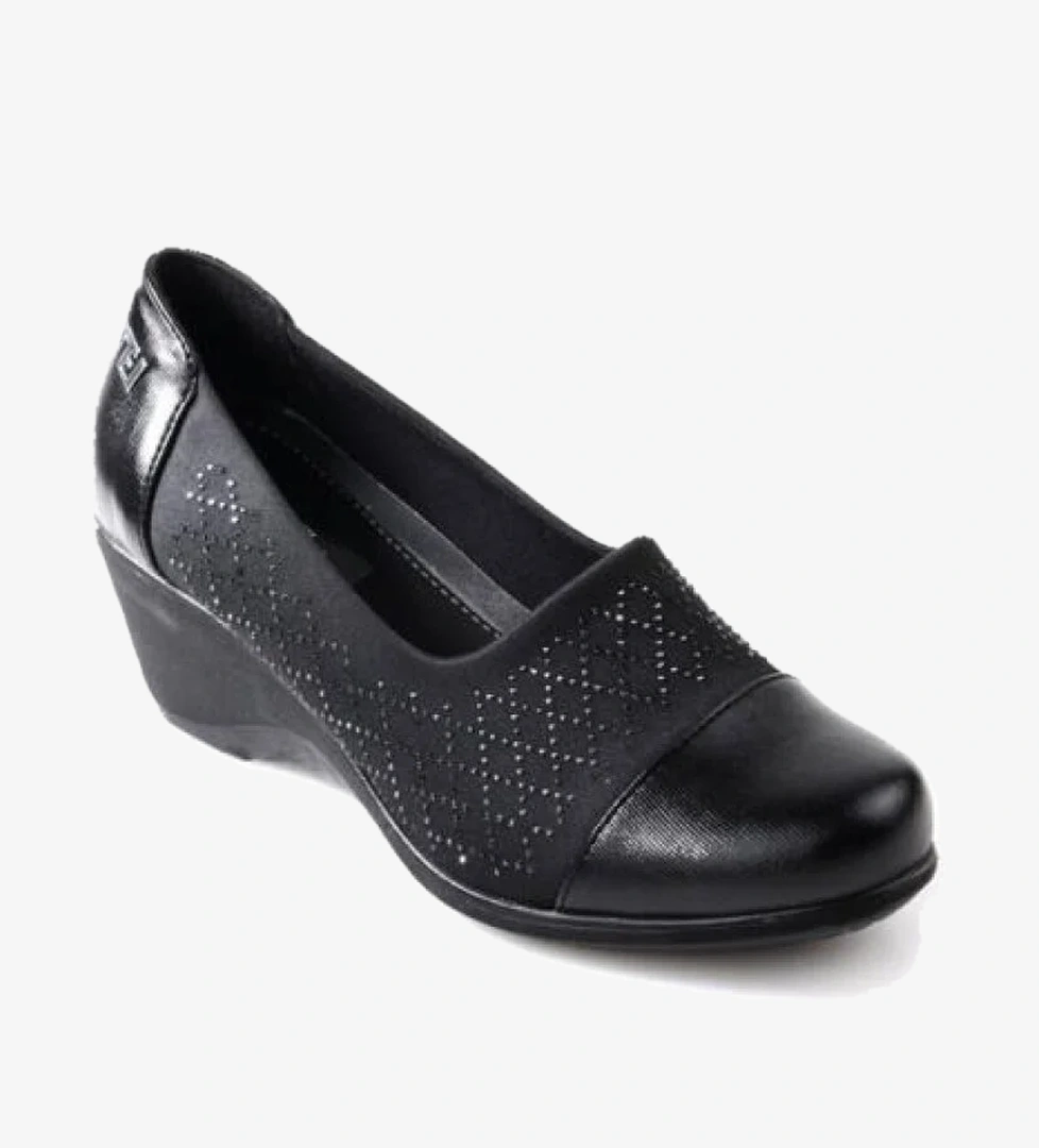 Nrfx 02863 Dolgu Topuk Kadın Günlük Ayakkabı - Görsel 1