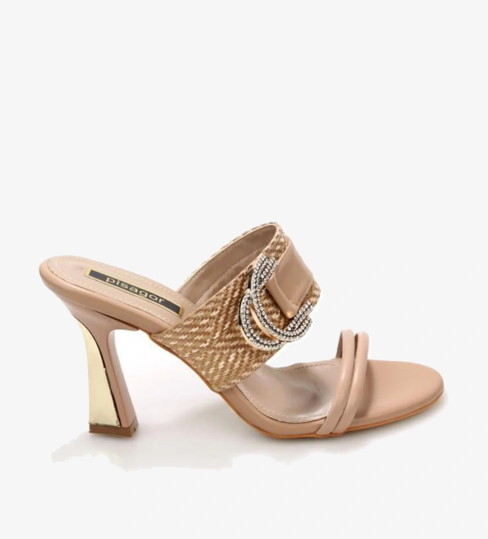 Pisagor Ps-32770 Kadın Topuklu Terlik