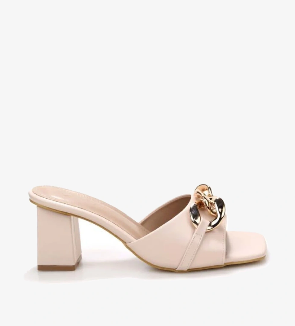 Pisagor Ps-32460 6 Cm Topuklu Kadın Terlik