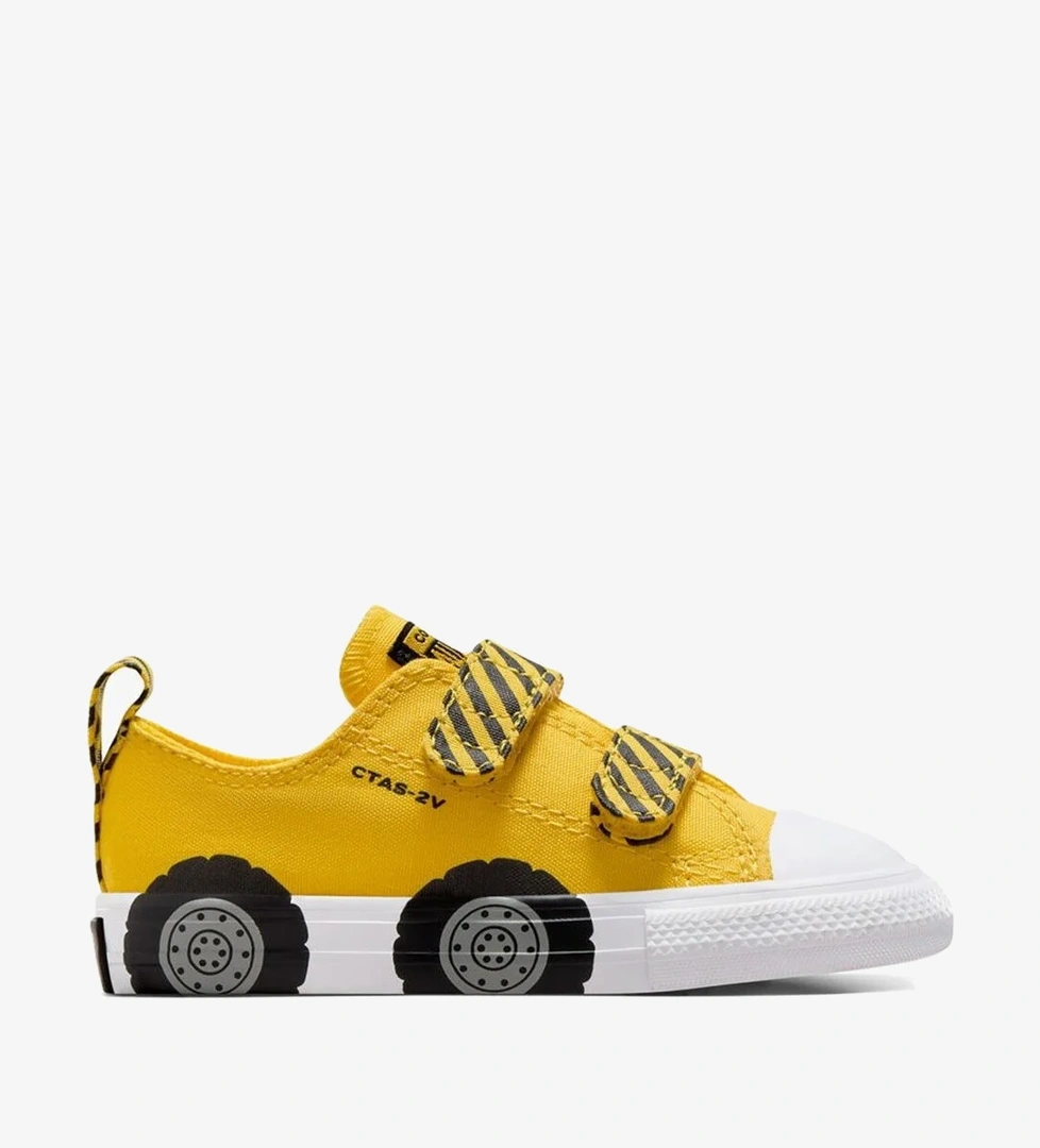 Converse Chuck Taylor All Star 2v Bebek Beyaz Sarı Sneaker model görseli