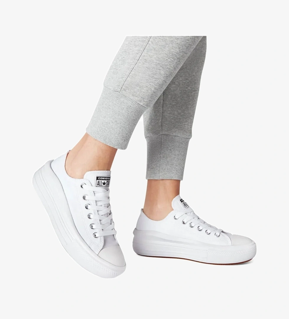 Chuck Taylor All Star Move Kadın Beyaz Sneaker