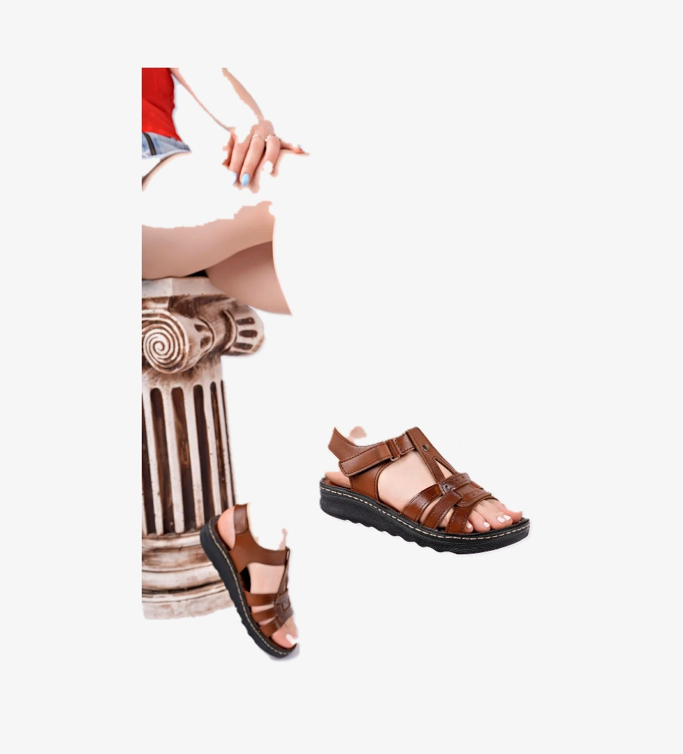 Mcdark 59527 Ortopedi̇k Di̇ki̇şli̇ Taban Sandalet model görseli